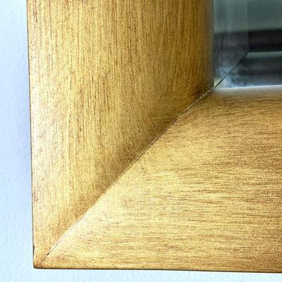 Large Wood Framed Mirror