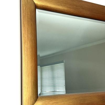 Large Wood Framed Mirror