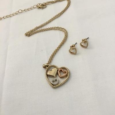 Cute necklace and earrings