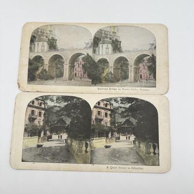 LOT 5L: Antique Stereoscope w/ Stereoviews