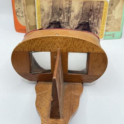 LOT 5L: Antique Stereoscope w/ Stereoviews