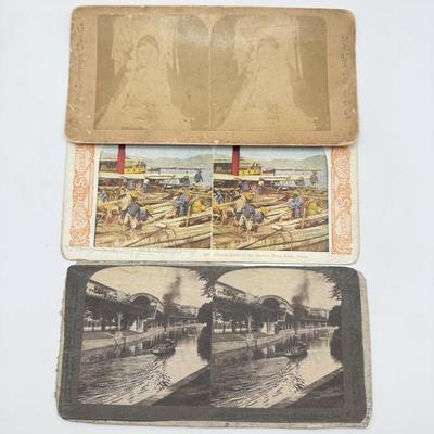 LOT 5L: Antique Stereoscope w/ Stereoviews