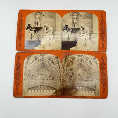 LOT 5L: Antique Stereoscope w/ Stereoviews