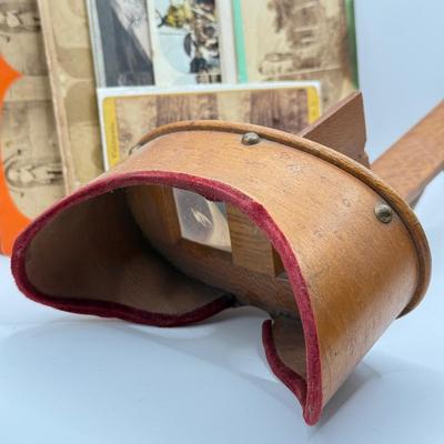 LOT 5L: Antique Stereoscope w/ Stereoviews