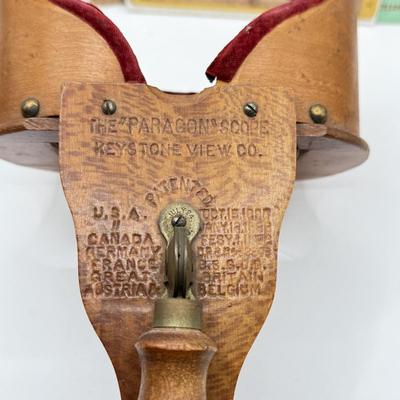 LOT 5L: Antique Stereoscope w/ Stereoviews