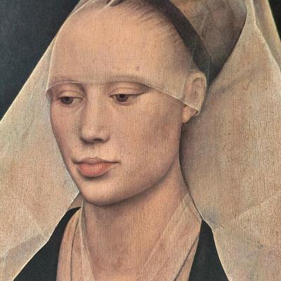LOT 8L: Framed Copy "Portrait of a Lady" by Rogier van der Weyden
