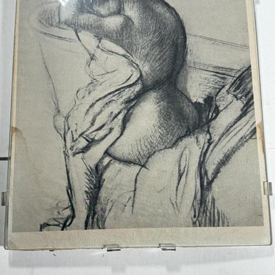 LOT 13L: Pair of Edgar Degas prints