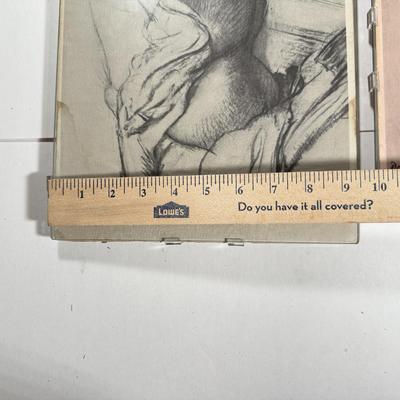 LOT 13L: Pair of Edgar Degas prints