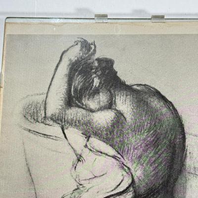 LOT 13L: Pair of Edgar Degas prints