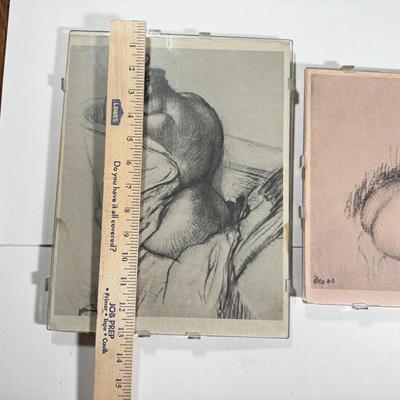 LOT 13L: Pair of Edgar Degas prints