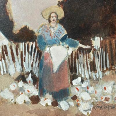 LOT 14L: 1989 Signed & Framed Art Print