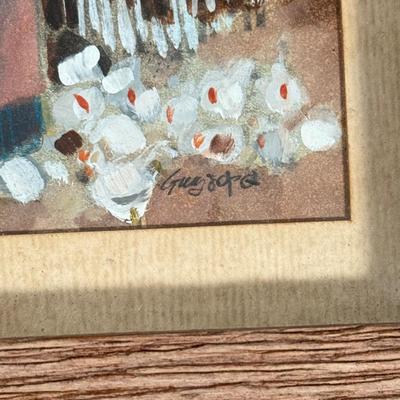 LOT 14L: 1989 Signed & Framed Art Print