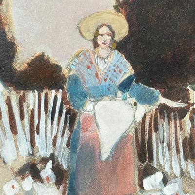 LOT 14L: 1989 Signed & Framed Art Print