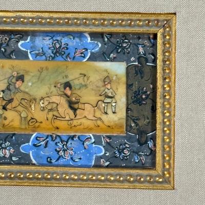 LOT 15L: Vintage Miniature Persian Painting