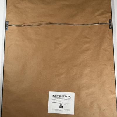 LOT 16L: Vintage Marc Chagall "Les fraticée de la Tour Eiffel" Framed Print