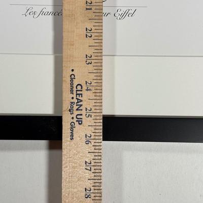 LOT 16L: Vintage Marc Chagall "Les fraticée de la Tour Eiffel" Framed Print