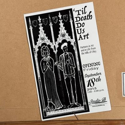 LOT 17L: Original Art Piece: "Downy Woodpecker" Collage by Deborah Meehan