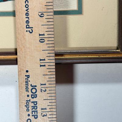 LOT 18L: 1915 Pansy Print & Signed Buffy Pawn Heeled Shoe Print