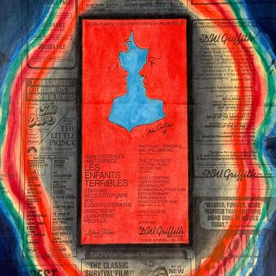 LOT 20L: Le Enfants Terribles Framed Collage / Mixed Media Piece