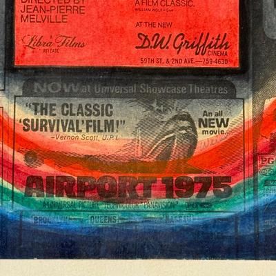 LOT 20L: Le Enfants Terribles Framed Collage / Mixed Media Piece