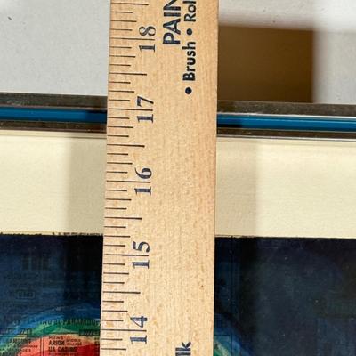 LOT 20L: Le Enfants Terribles Framed Collage / Mixed Media Piece