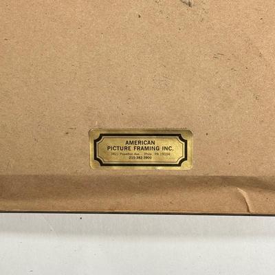 LOT 21L: Framed Mixed Media Signed Original Art Pieces