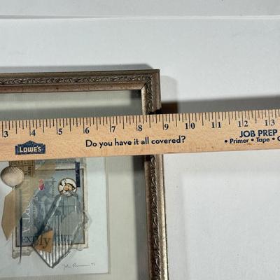 LOT 21L: Framed Mixed Media Signed Original Art Pieces