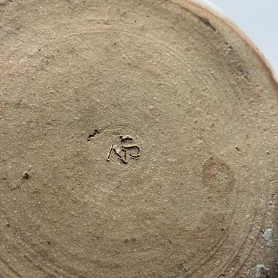 LOT 24L: Signed Stoneware Art Pottery Rustic Teapot, Vintage Nicaraguan Relief Vase w/ Frog Motif, Vintage Mexican Redware Pottery &...