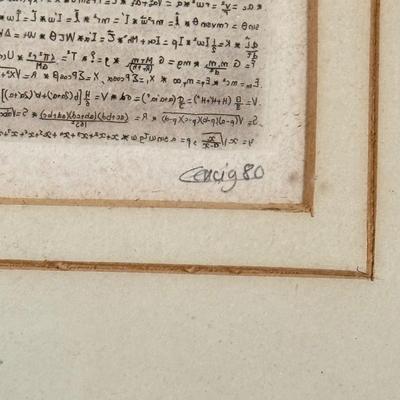 LOT 27LL #135/150 "Metamorphoses d'un rectangle dor" Signed Print & Palm Tree Painting