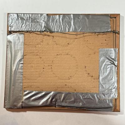 LOT 27LL #135/150 "Metamorphoses d'un rectangle dor" Signed Print & Palm Tree Painting