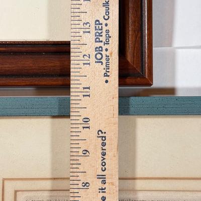 LOT 27LL #135/150 "Metamorphoses d'un rectangle dor" Signed Print & Palm Tree Painting