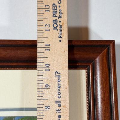 LOT 27LL #135/150 "Metamorphoses d'un rectangle dor" Signed Print & Palm Tree Painting