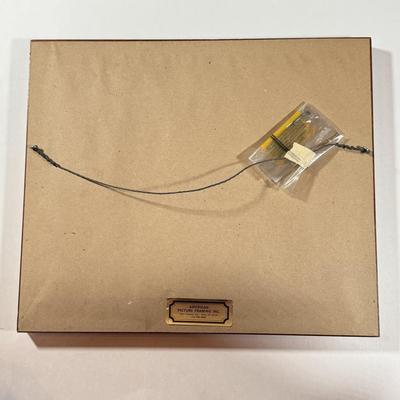 LOT 27LL #135/150 "Metamorphoses d'un rectangle dor" Signed Print & Palm Tree Painting