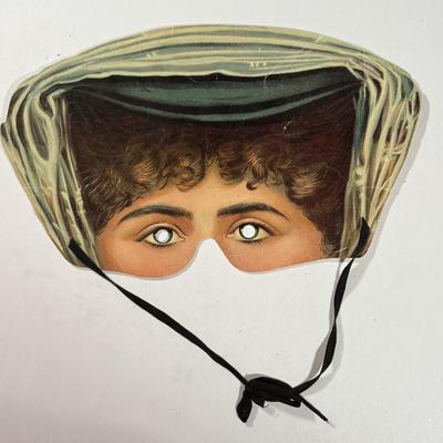 LOT 28L: Antique paper mask collection