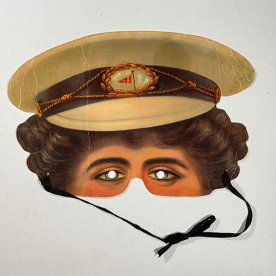 LOT 28L: Antique paper mask collection