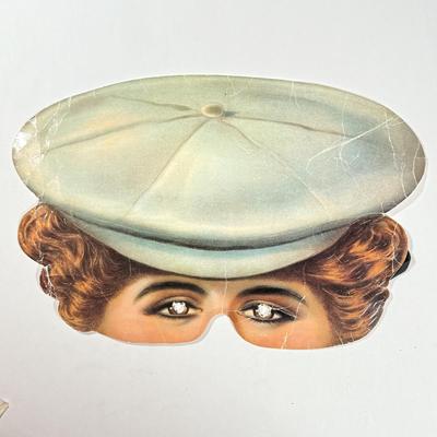 LOT 28L: Antique paper mask collection