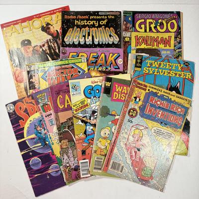 LOT 29L: Comics & More: Marvel Doctor Who, Disney, Richie Rich, Freak Brothers