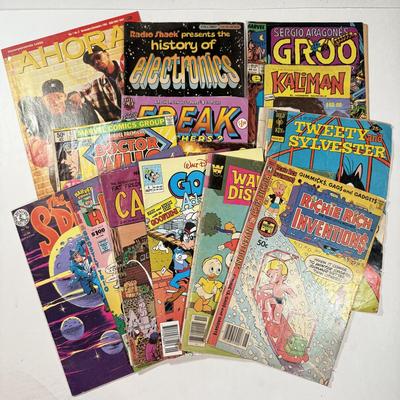 LOT 29L: Comics & More: Marvel Doctor Who, Disney, Richie Rich, Freak Brothers