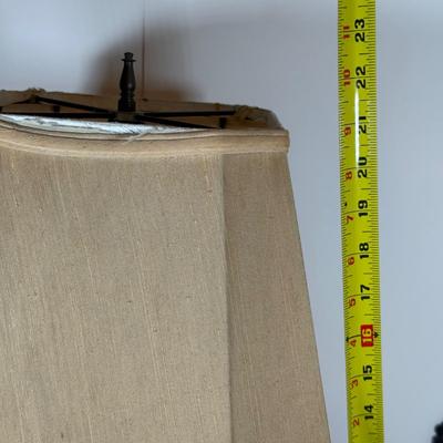 LOT 31Y: Japanese Carved Netsuke Geisha, Chinoiserie Porcelain Ginger Jar Lamp, Silk Obi, and More