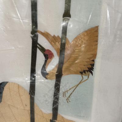 LOT 33Y: Framed Japanese Prints, 1983 Calendar, Parasol & More