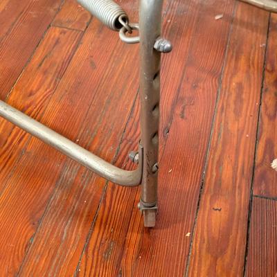 LOT 37Y: Vintage WONDER HORSEE Spring Rocking Bouncing Horse Blow Mold