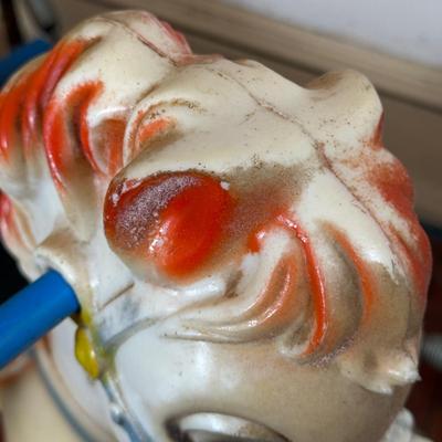 LOT 37Y: Vintage WONDER HORSEE Spring Rocking Bouncing Horse Blow Mold