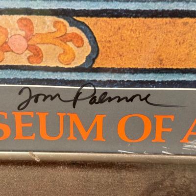 LOT 38L: Vintage Framed Tom Palmore Gorila Reclining Nude Philadelphia Museum of Art Poster