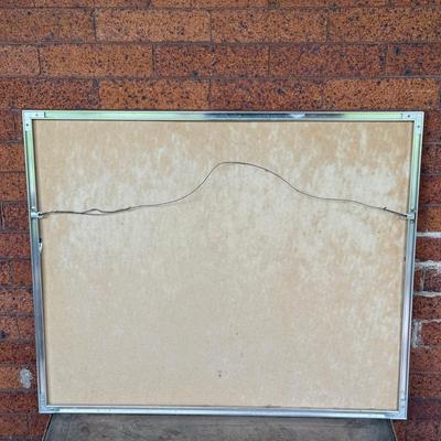 LOT 38L: Vintage Framed Tom Palmore Gorila Reclining Nude Philadelphia Museum of Art Poster