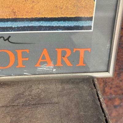 LOT 38L: Vintage Framed Tom Palmore Gorila Reclining Nude Philadelphia Museum of Art Poster