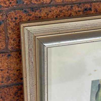 LOT 39L: Framed Watercolor