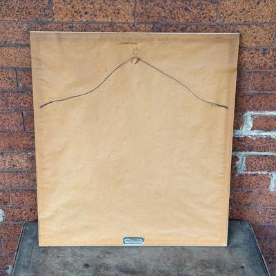 LOT 39L: Framed Watercolor