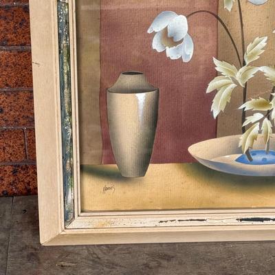 LOT 41L: Floral Print by Ben Jorj Harris