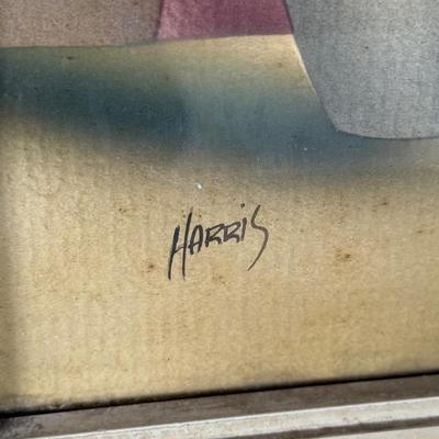 LOT 41L: Floral Print by Ben Jorj Harris