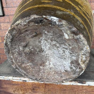 LOT 42L:Vintage Chinese Egg Pot Dragon Motif Jardiniere Planter ( 17 Inch Large)